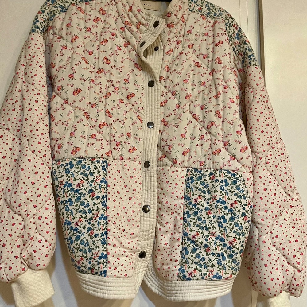 Floral print jacket blank NYC size small